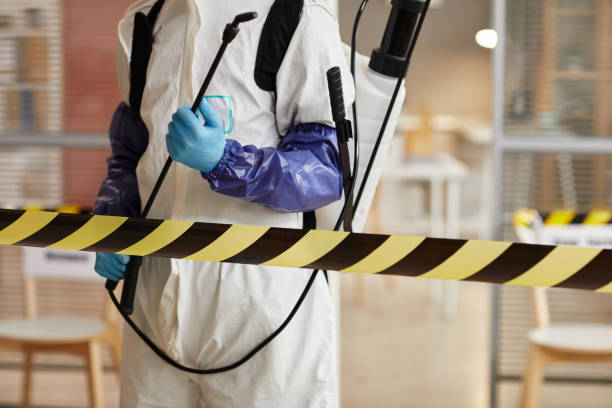 Professional Biohazard Cleanup technician working in Pearland, TX